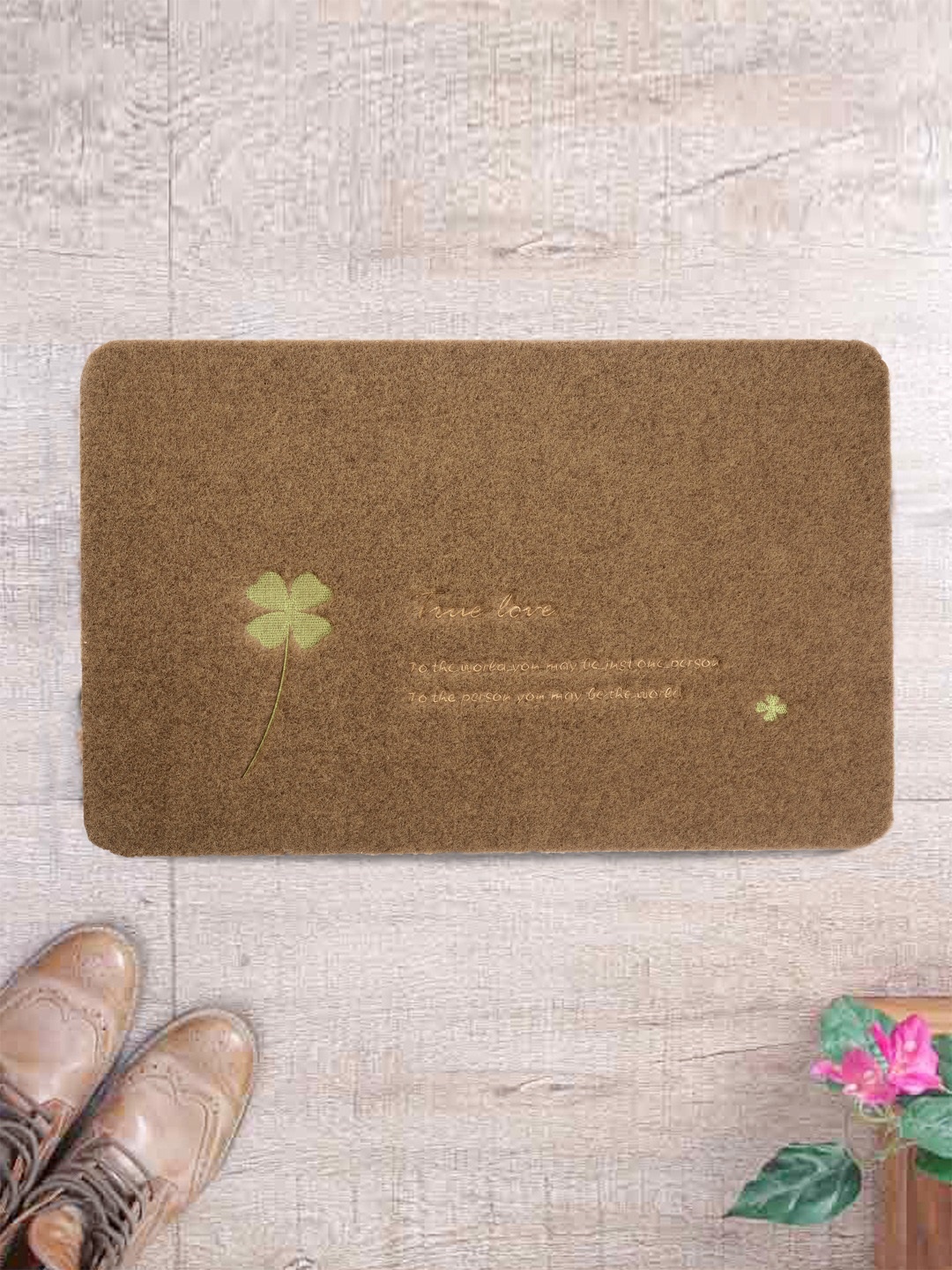 

Cortina Brown Patterned Rectangular Doormat
