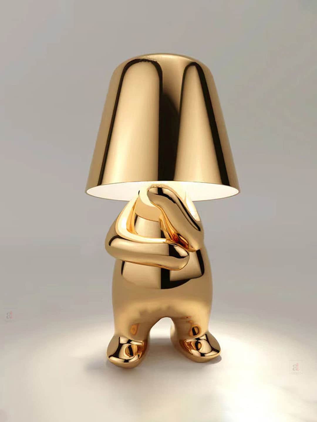 

Art Street Nordic Gold Toned Metal Man Wireless Touch Led Table Lamp