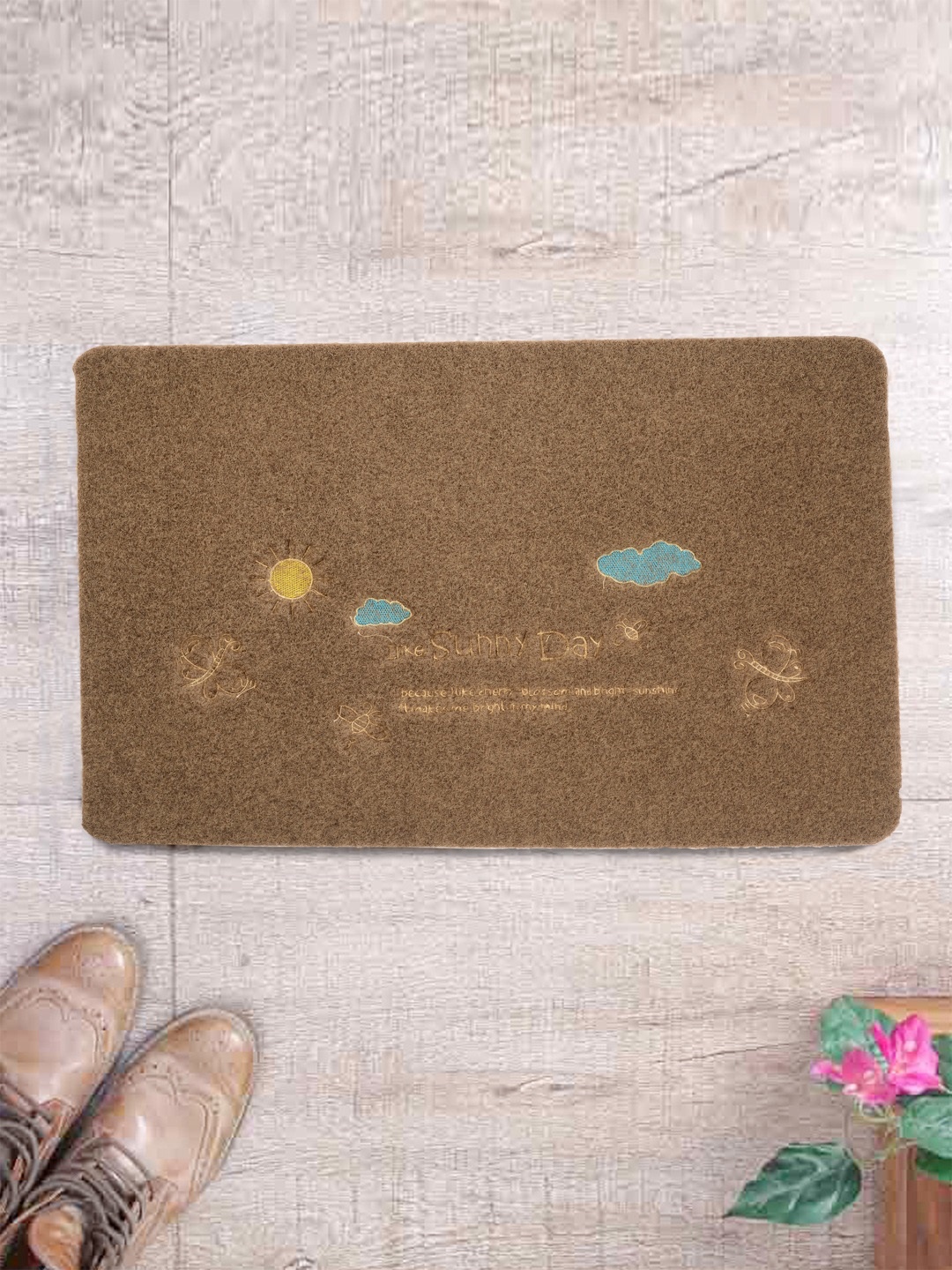

Cortina Brown Patterned Rectangular Doormat