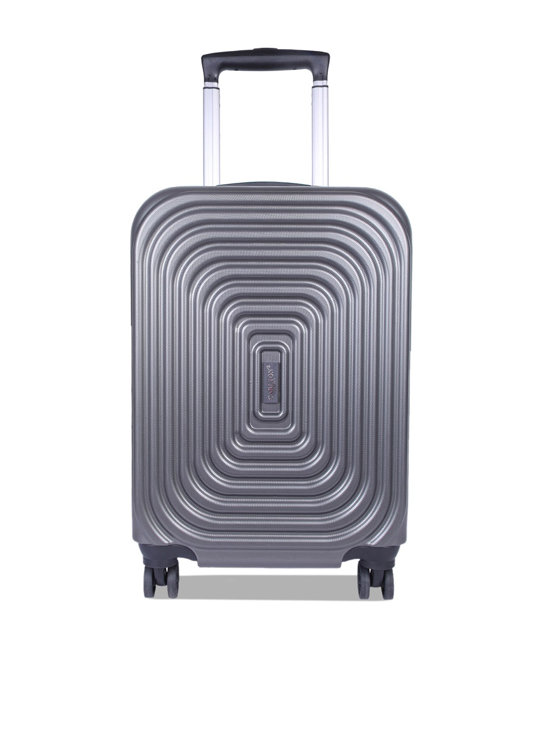 

Carlton London Textured Cabin Trolley Bag, Silver