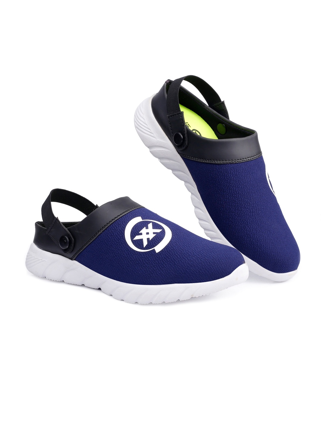 

Bxxy Men Printed Lightweight Slip-On Clogs, Blue