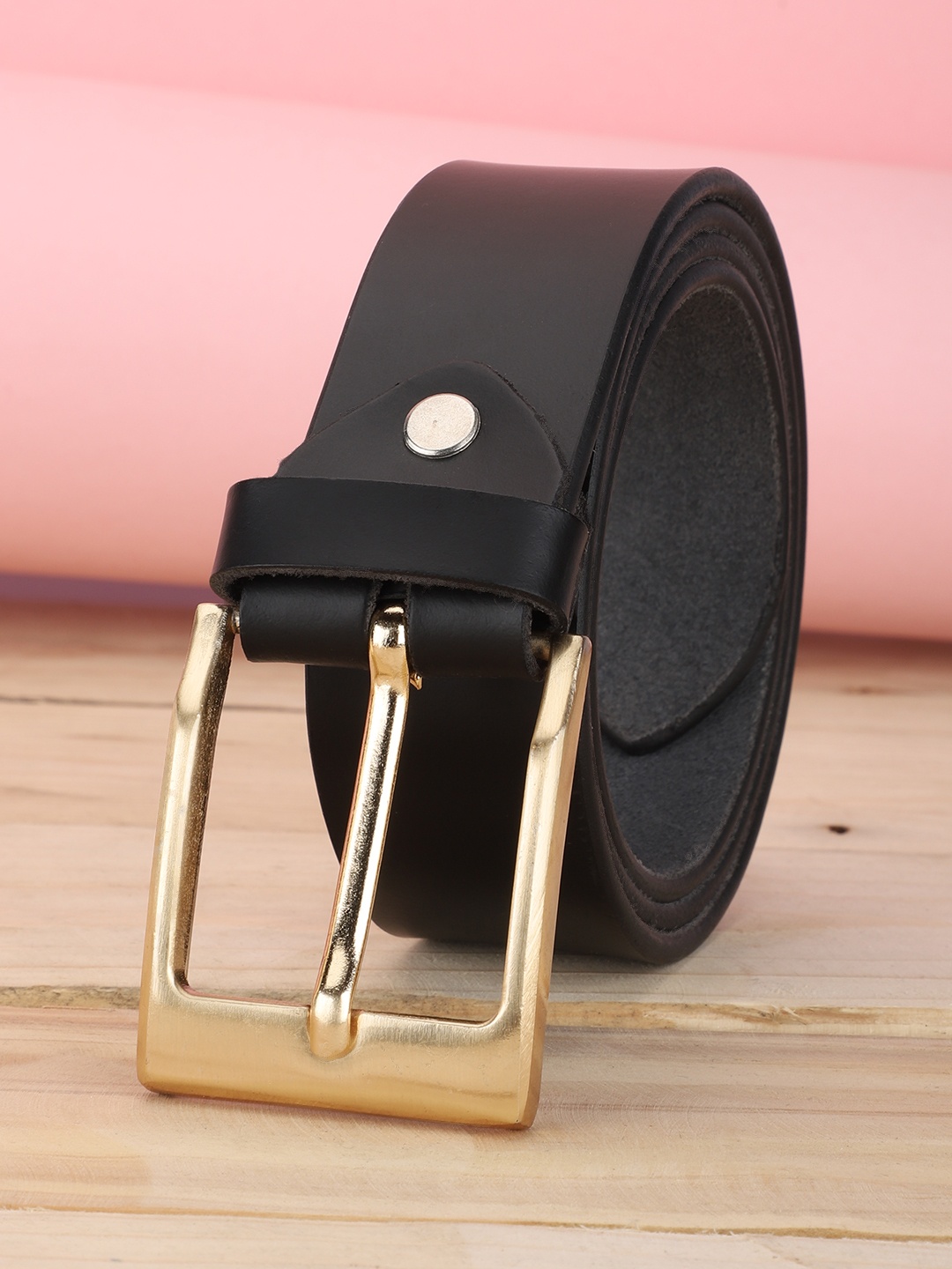 

Kastner Men Wide Leather Formal Belt, Black