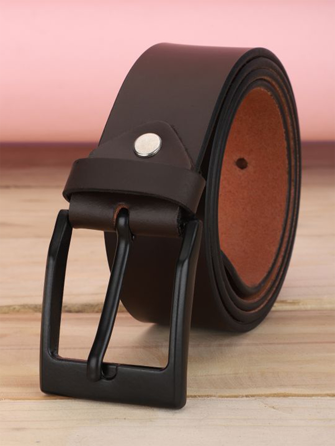 

Kastner Men Wide Leather Formal Belt, Brown
