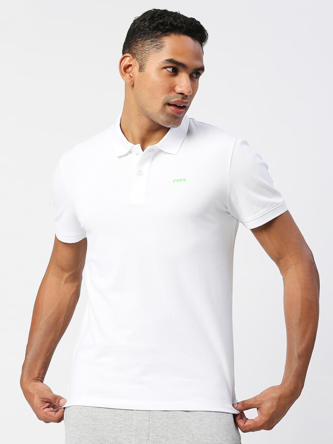 

Pepe Jeans Polo Collar Cotton T-shirt, White