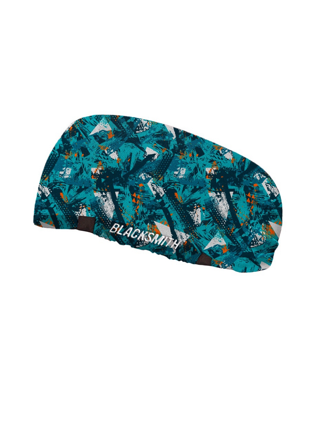

Blacksmith Printed Bandana Headband, Blue