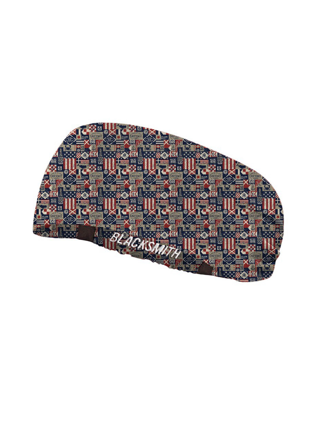 

Blacksmith Printed Bandana Headbands, Brown