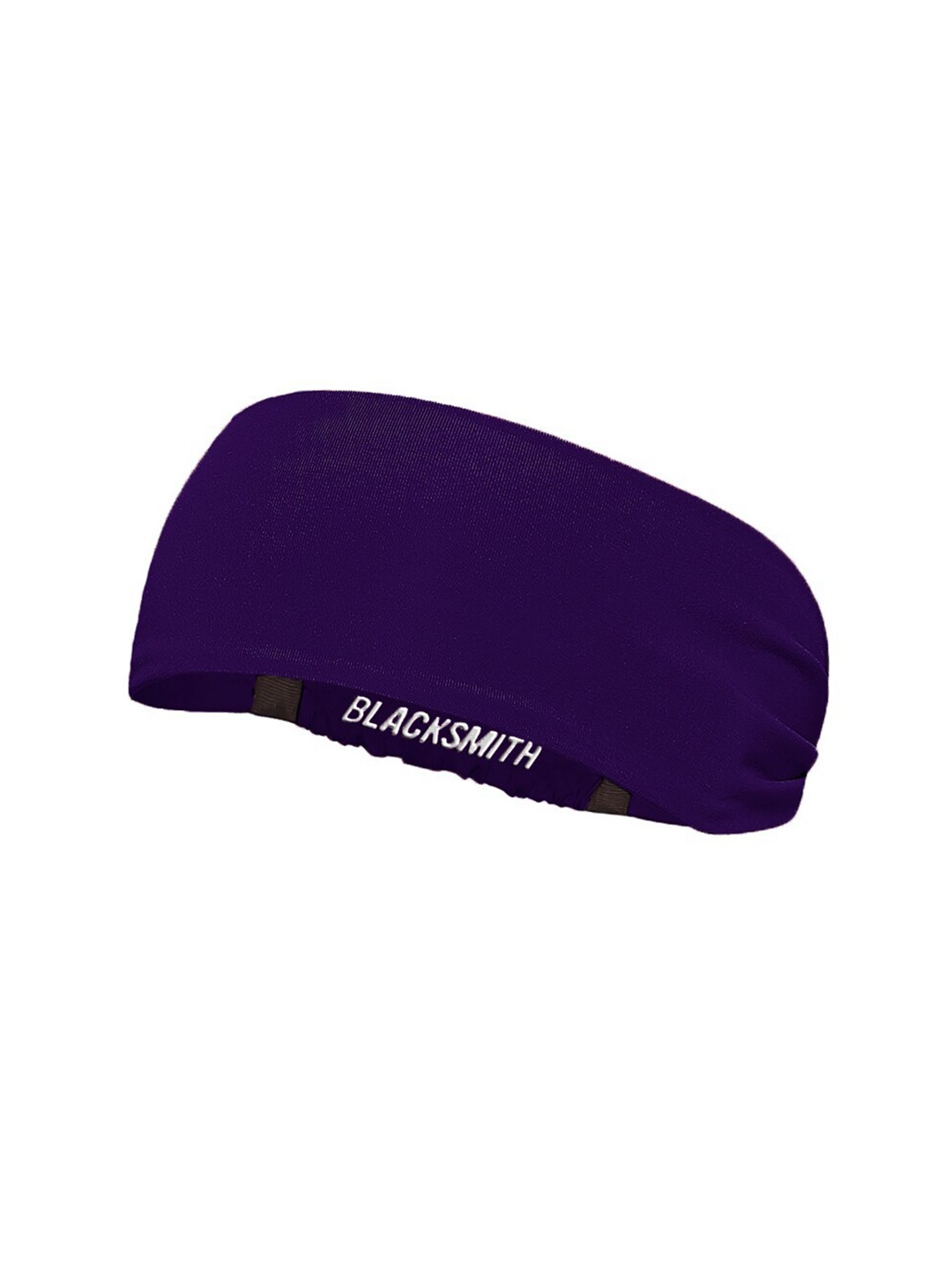 

Blacksmith Logo Printed Bandana Headband, Purple