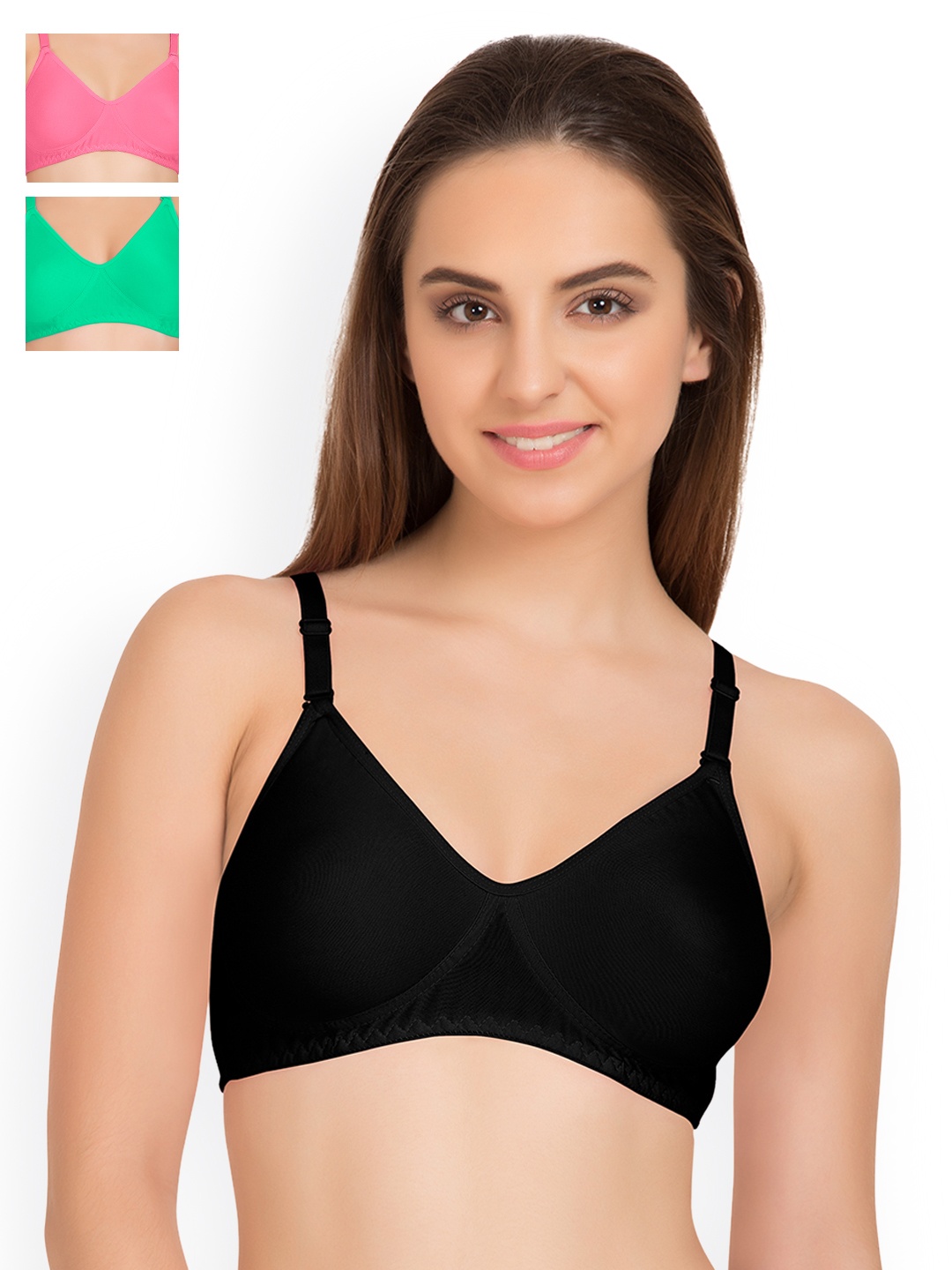 

Tweens Pack of 3 T-Shirt Bras TW9253, Black
