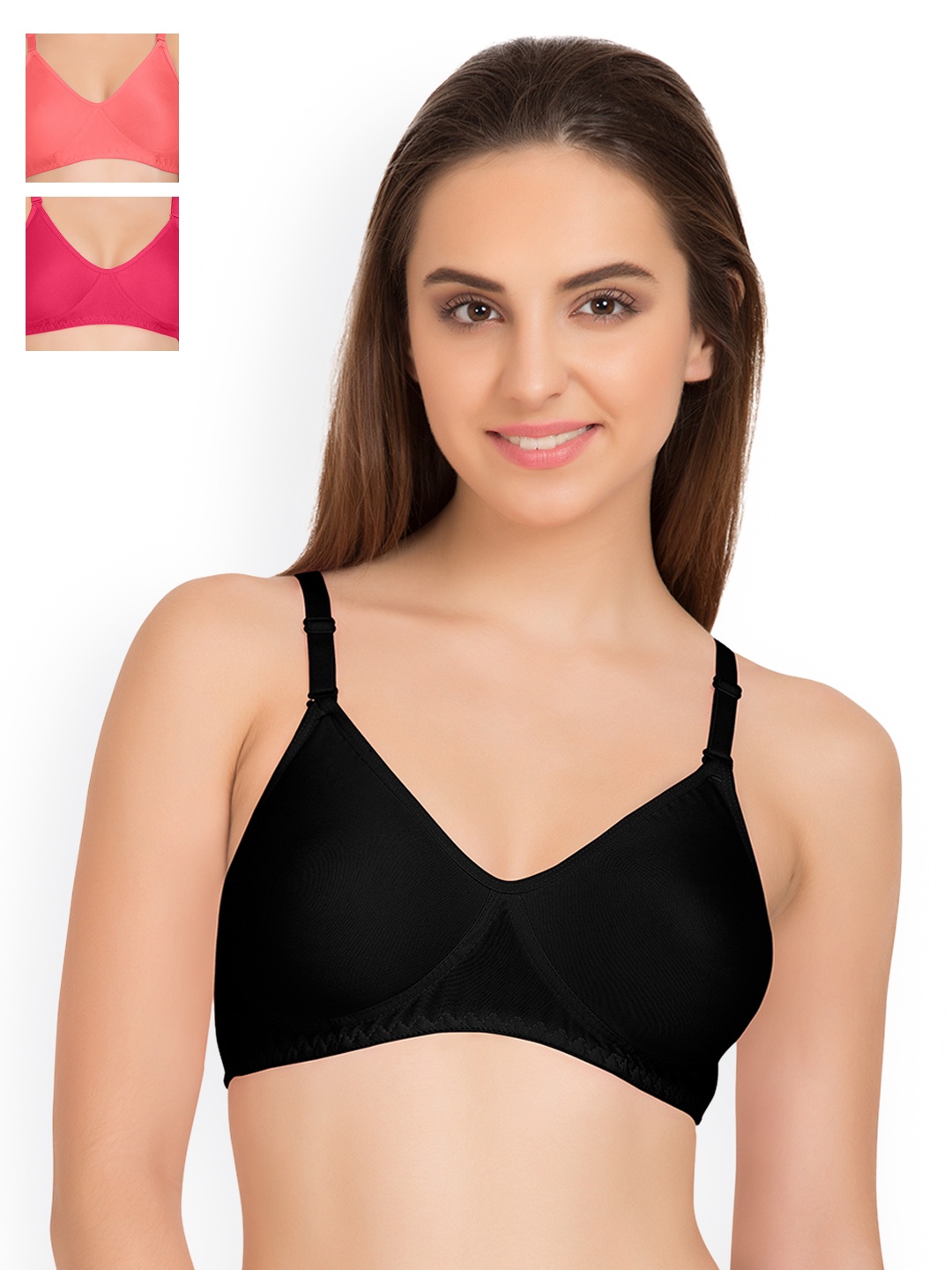 

Tweens Pack of 3 T-Shirt Bras TW9253, Black