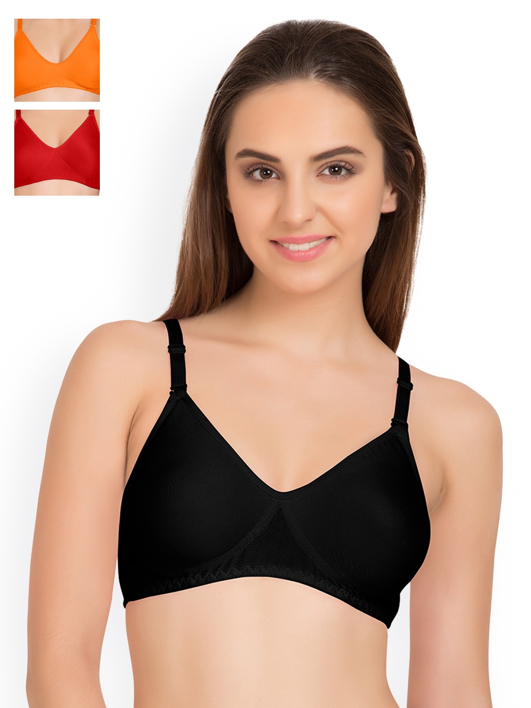 

Tweens Pack of 3 T-Shirt Bras TW9253, Black