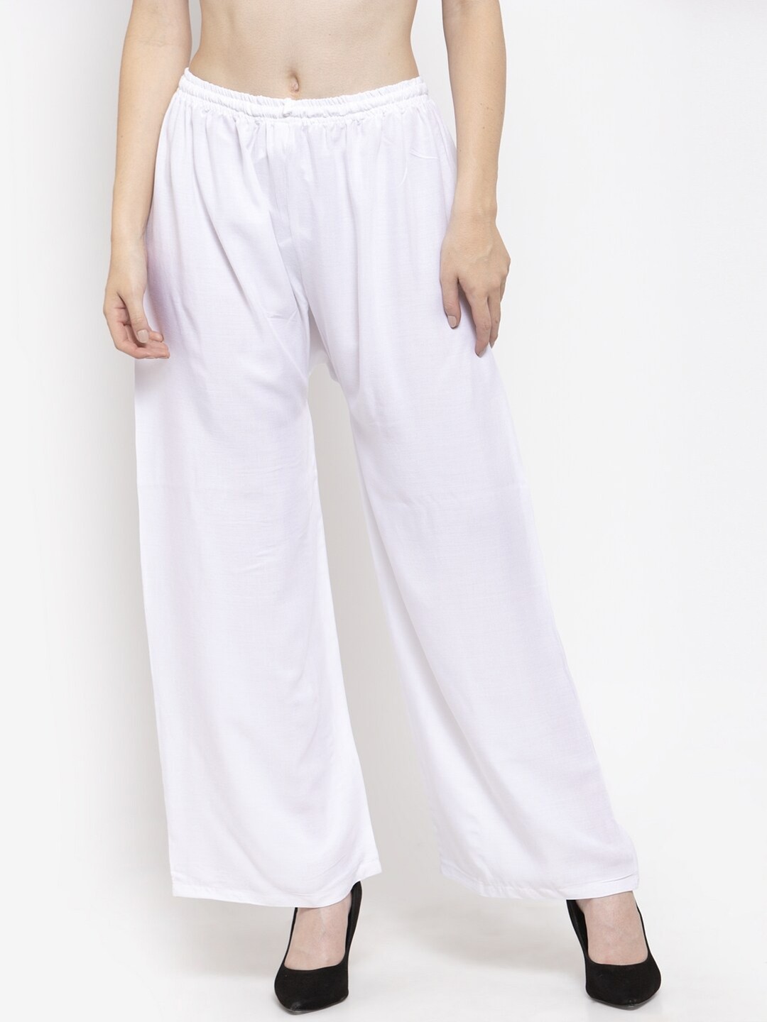

Clora Creation Women Straight Fit Palazzos, White