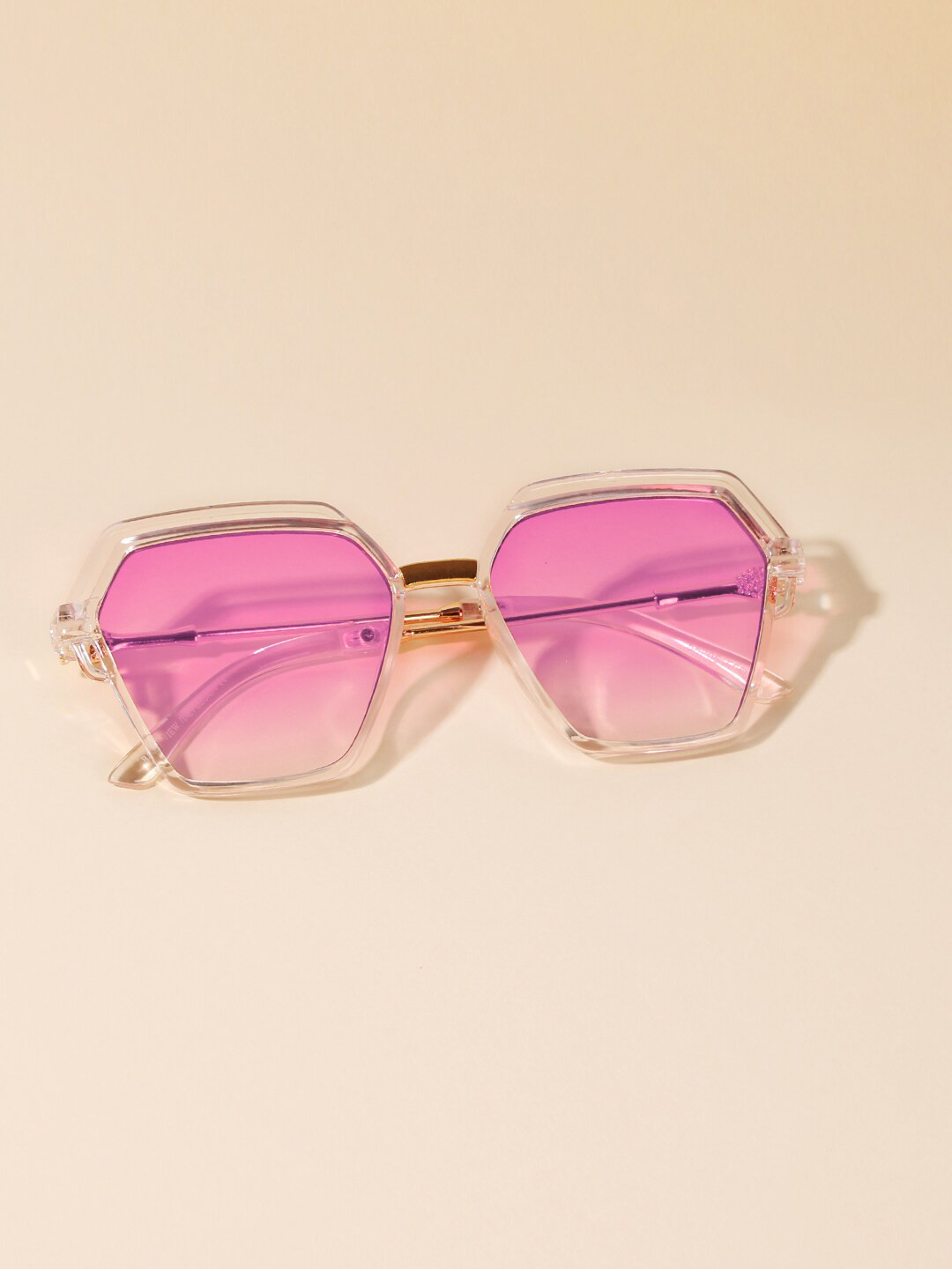 

DukieKooky Kids UV Protected Lens Square Full Rim Sunglasses DKSG396F, Pink