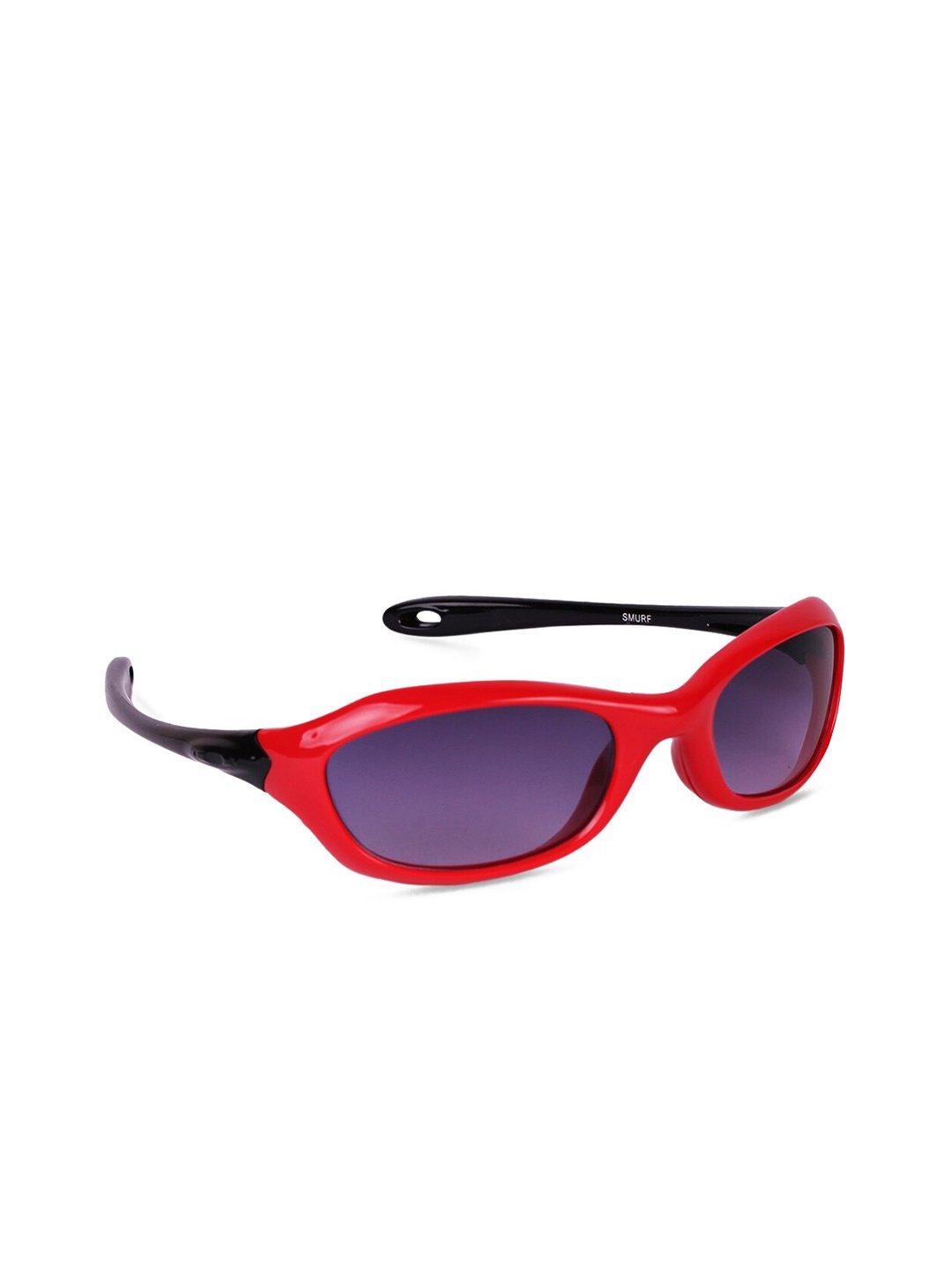 

DukieKooky Kids UV Protected Lens Round Full Rim Sports Sunglasses DKSG400G, Red