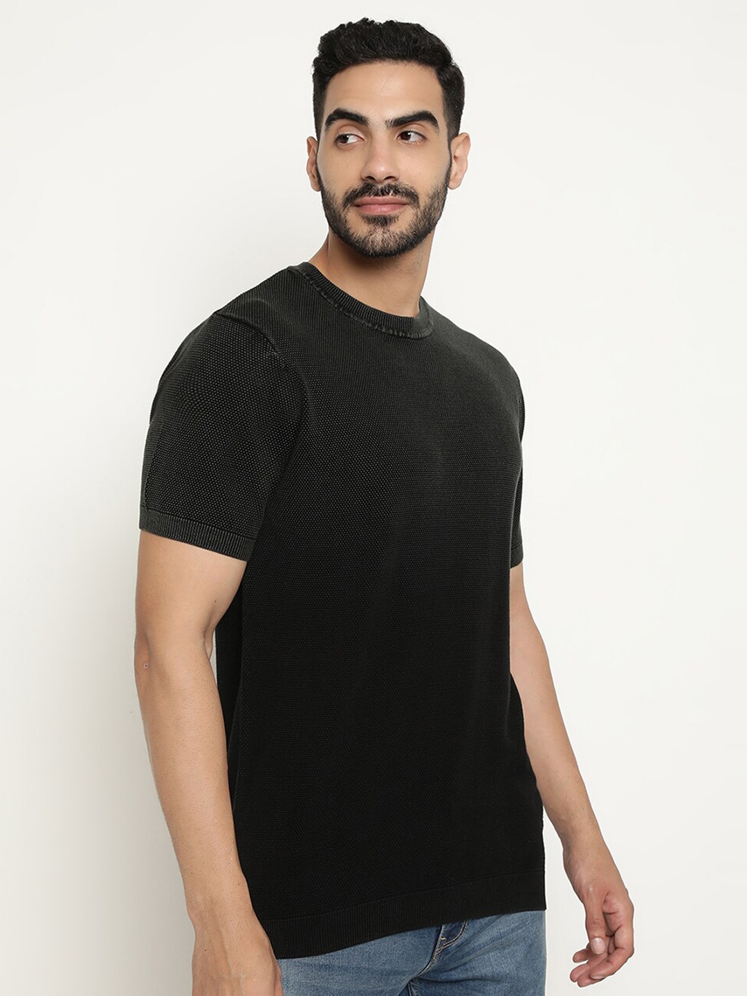 

METTLE Round Neck Cotton T-shirt, Olive