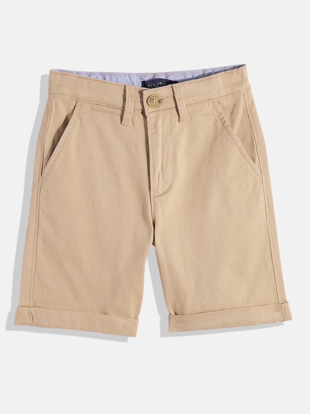 

Nautica Boys Solid Chino Shorts, Khaki