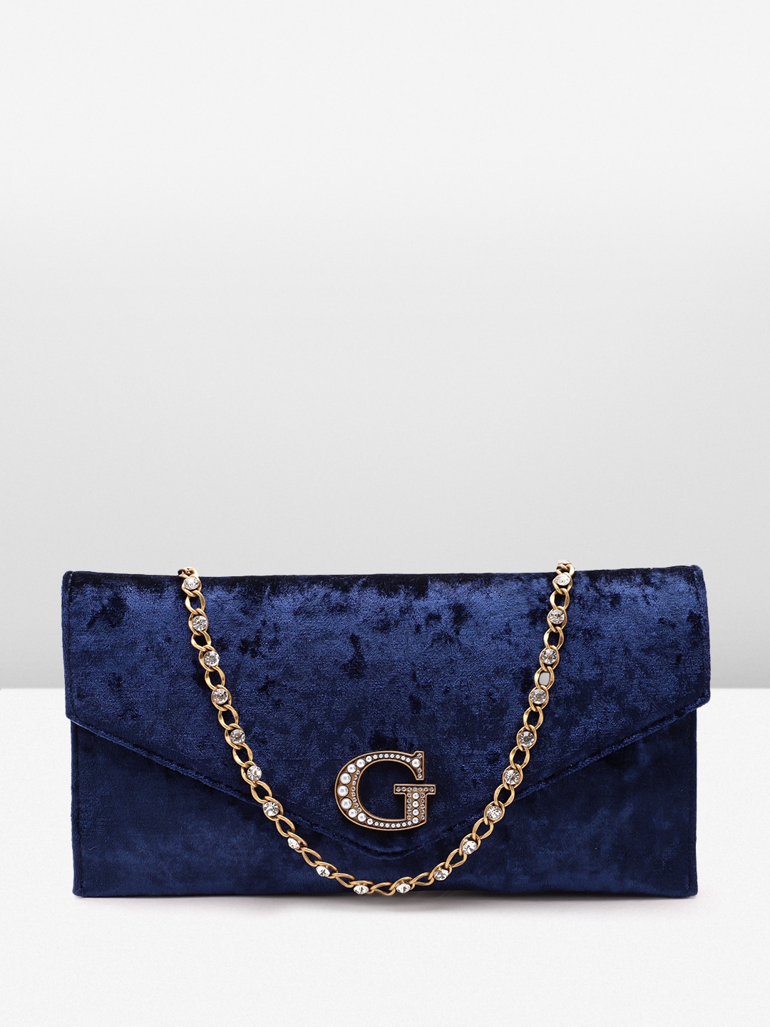

GUESS Women Envelope Clutch, Navy blue