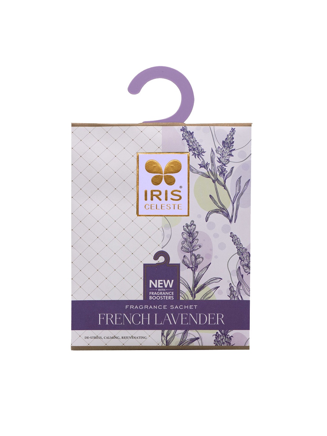 

IRIS CELESTE Purple 3 Pieces Aromatic Fabric Sachets
