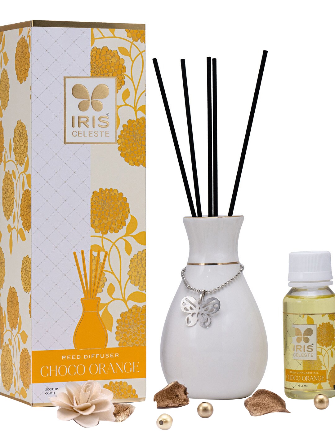 

IRIS CELESTE Aroma Oil Diffusers 60ml, White