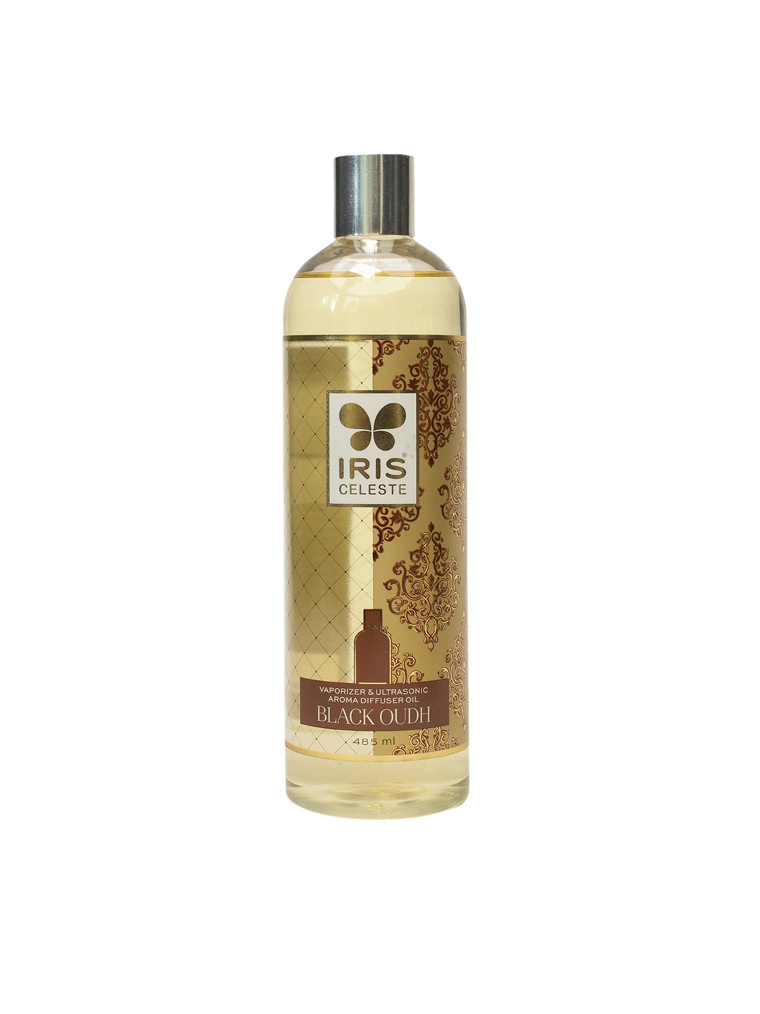 

IRIS CELESTE Beige Black Oudh Aroma Vaporizer Oil-485 ML, Na