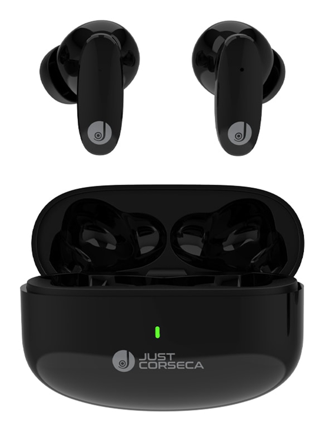 

JUST CORSECA Sturdy Wireless Earbuds, Black