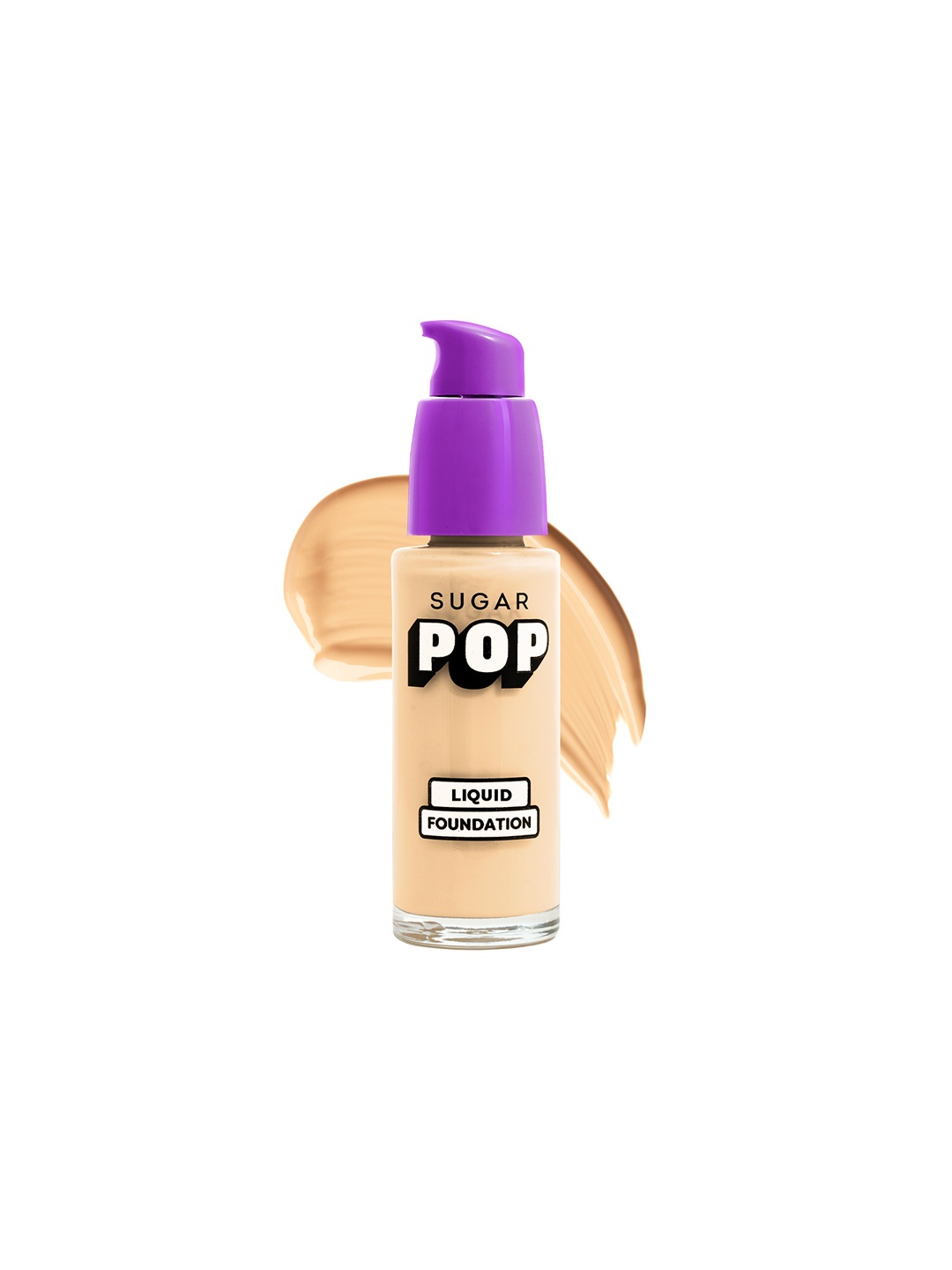 

SUGAR POP Full-Coverage 10-Hour Stay Water-Resistant Liquid Foundation 30ml - Cashew 01, Beige