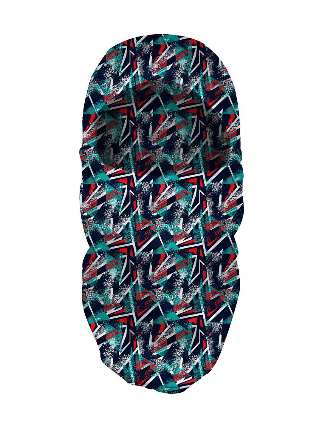 

Blacksmith Men Abstract Printed Cotton Balaclava, Black