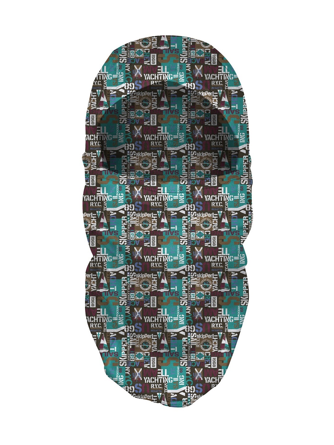 

Blacksmith Men Abstract Printed Cotton Balaclava, Green
