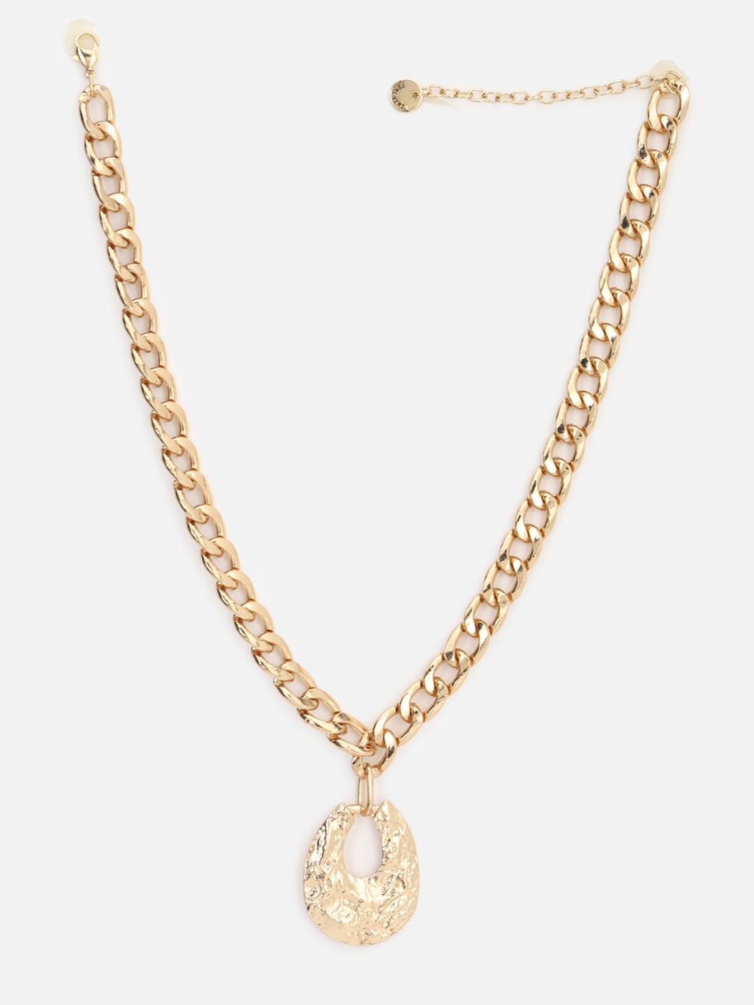 

FOREVER 21 Gold-Toned Metal Lobster Closure Chain