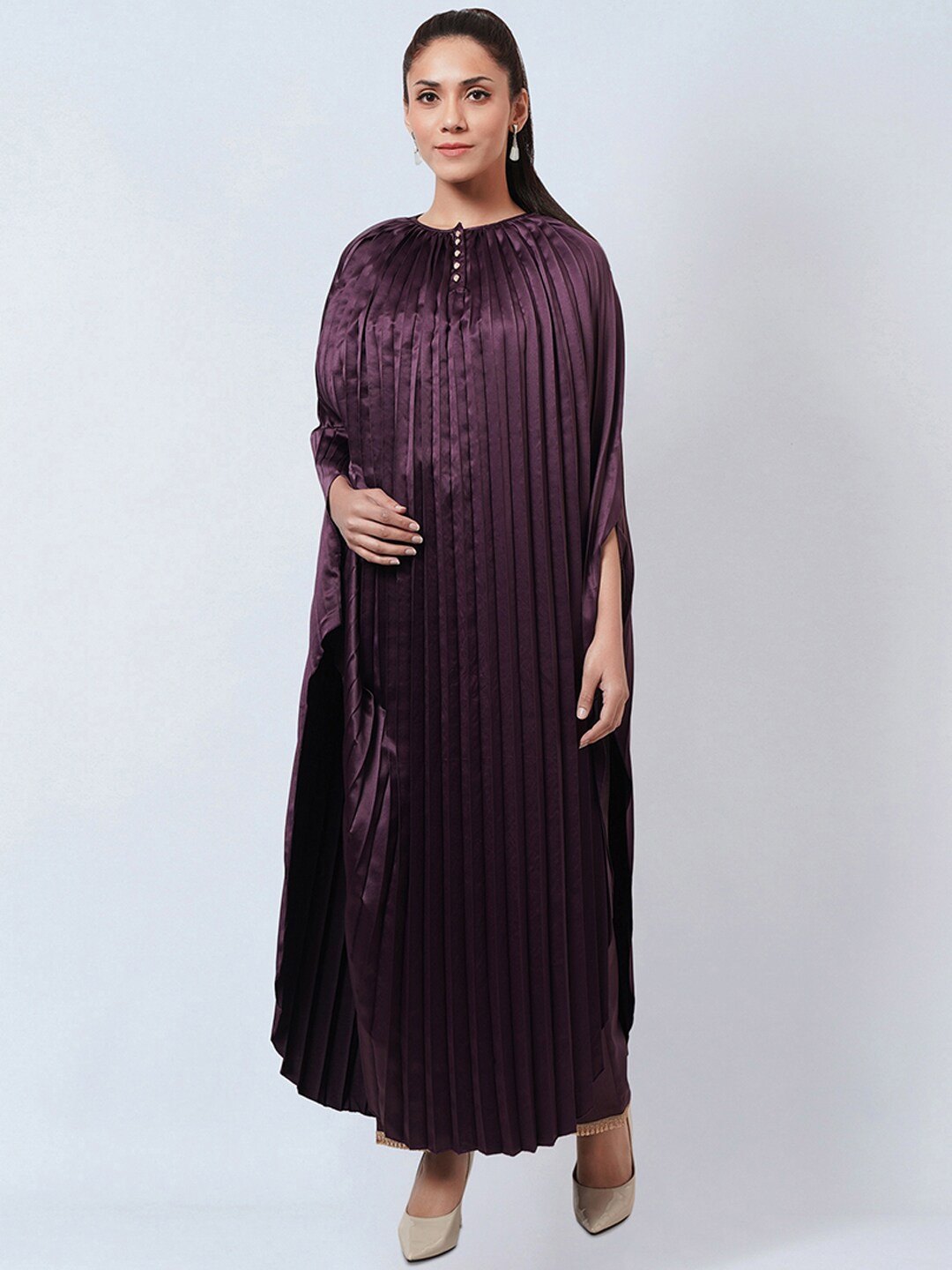 

First Resort by Ramola Bachchan Top & Trousers Co-Ords, Purple