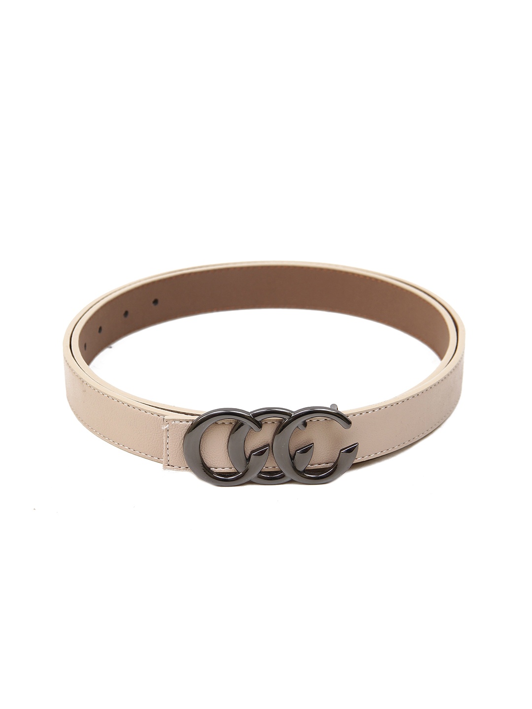 

Calvadoss Boys Textured Push Pin Belt, Beige