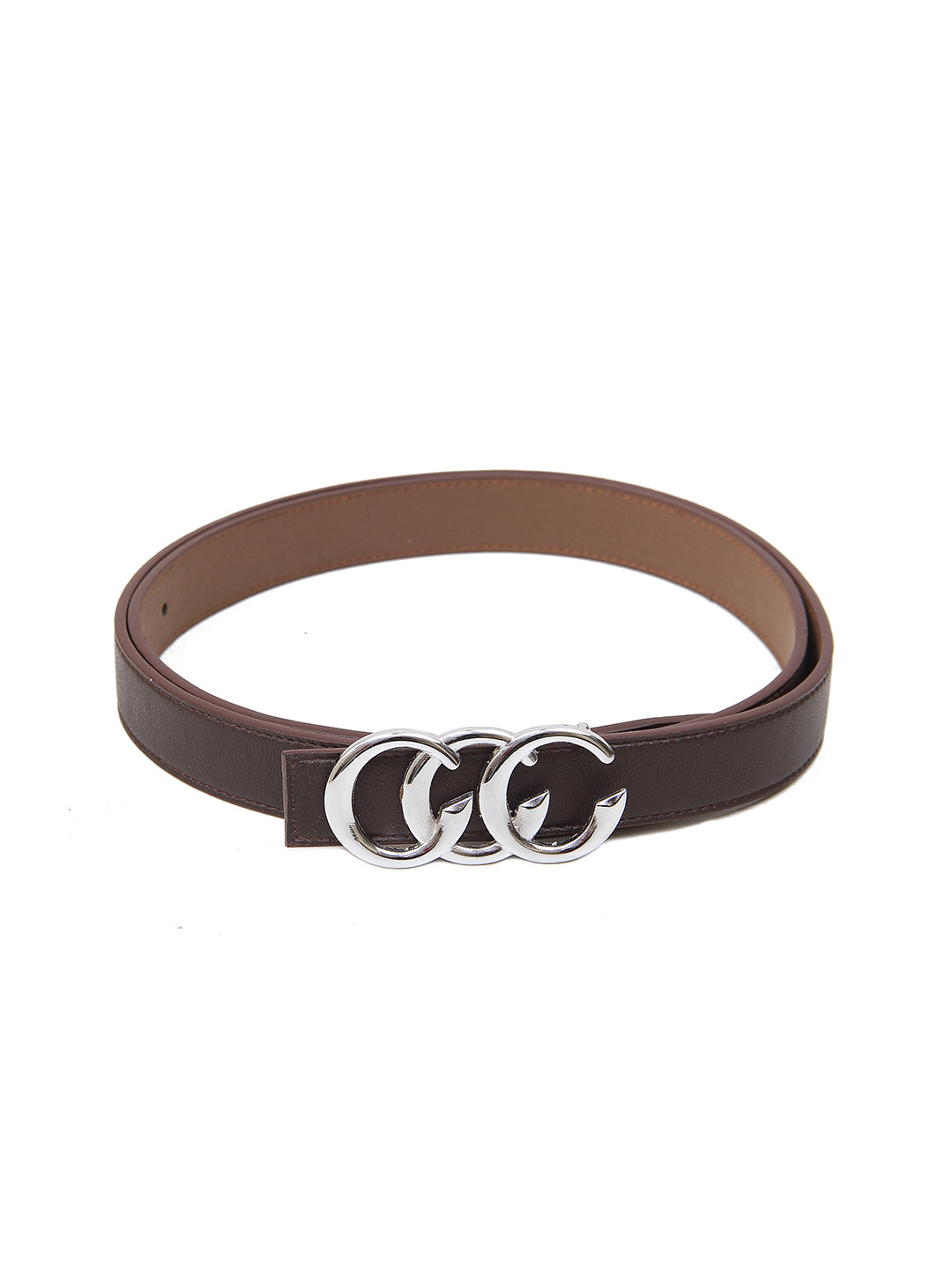 

Calvadoss Women Textured Wide Belt, Brown
