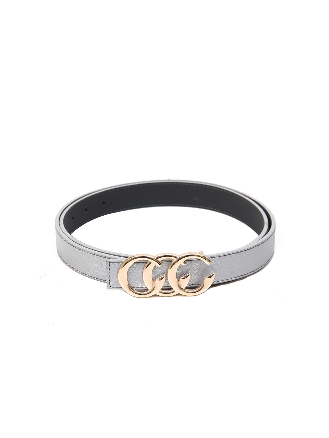 

Calvadoss Girls Textured Push Pin Belt, Silver