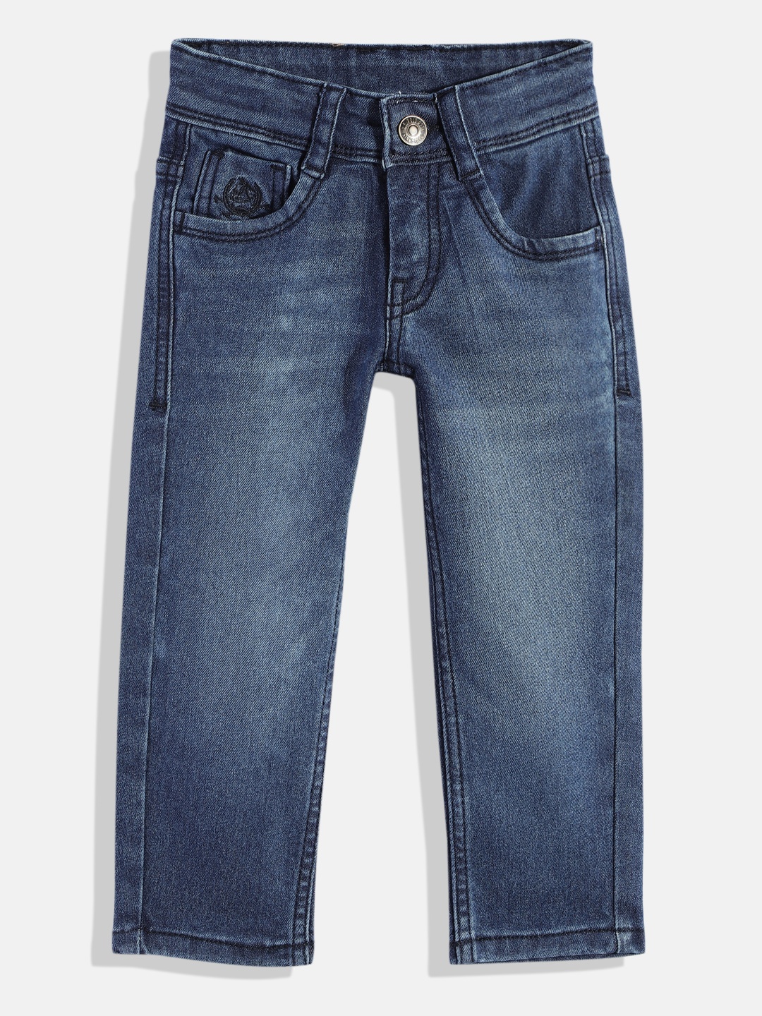 

U.S. Polo Assn. Kids Boys Slim Fit Clean Look Stretchable Jeans, Blue
