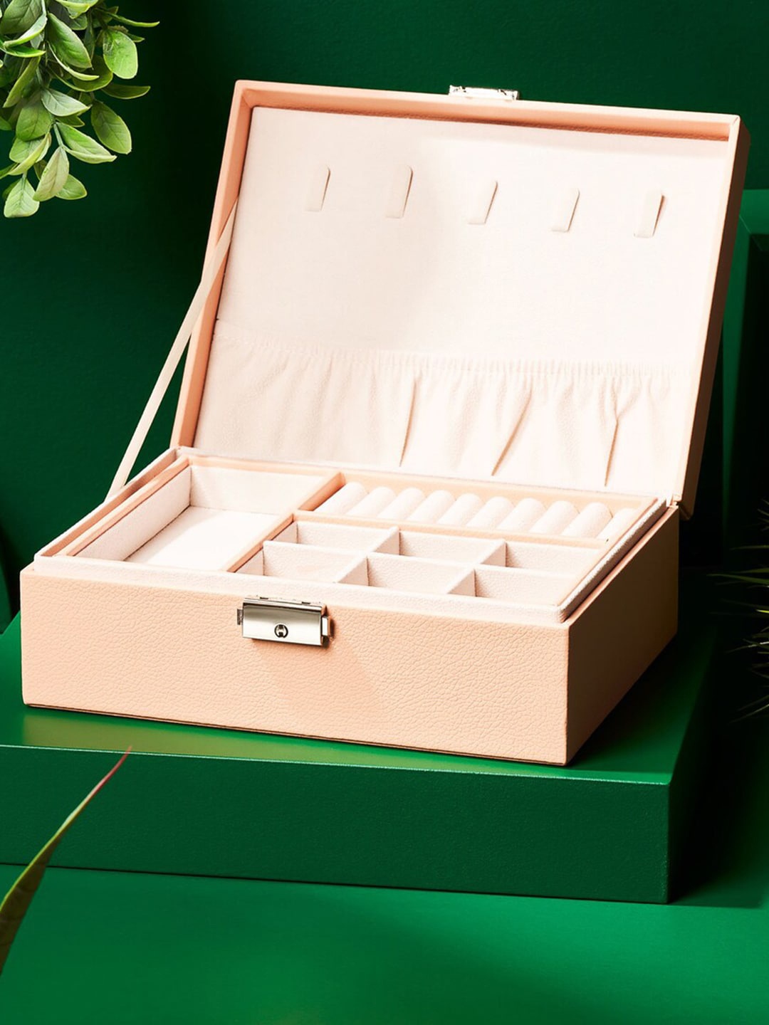 

YouBella Pink Portable Jewellery Organiser Box