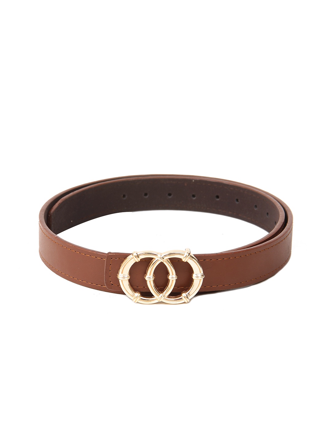 

Calvadoss Girls Textured Push Pin Belt, Tan