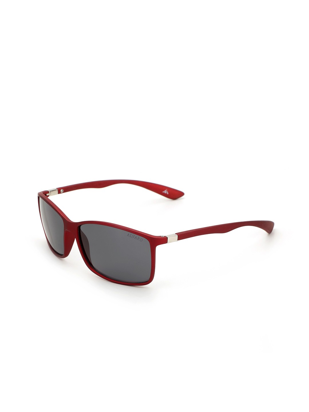 

Alvaro Castagnino Men UV Protected Lens Full Rim Square Sunglasses 2324ASG010, Grey