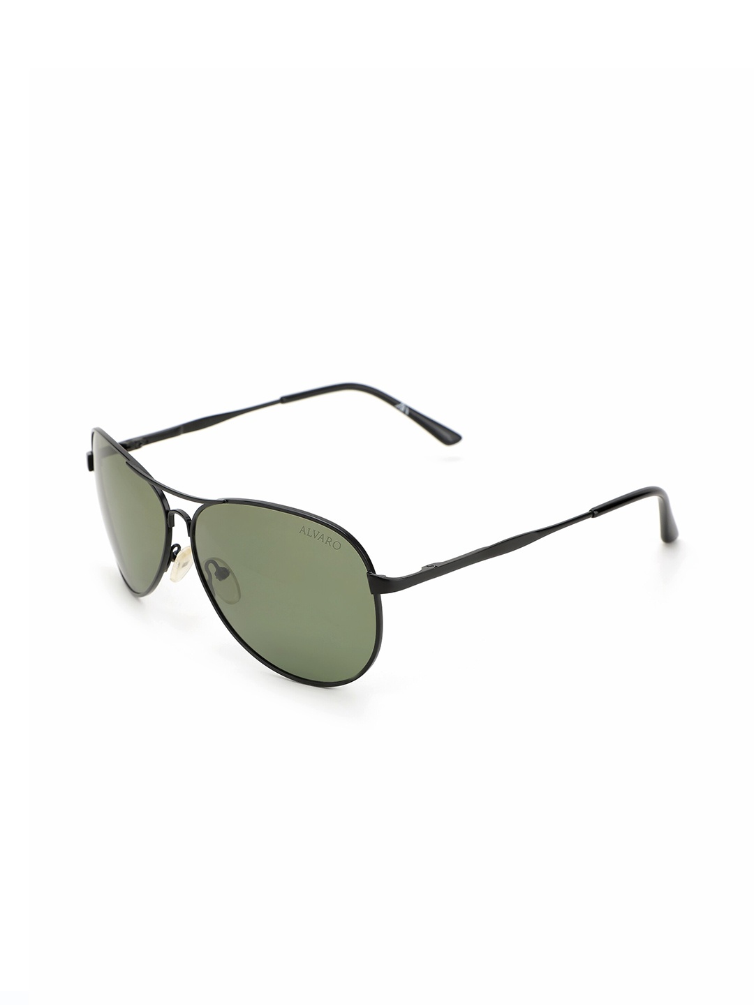 

Alvaro Castagnino Men UV Protected Lens Full Rim Aviator Sunglasses 2324ASG005, Olive