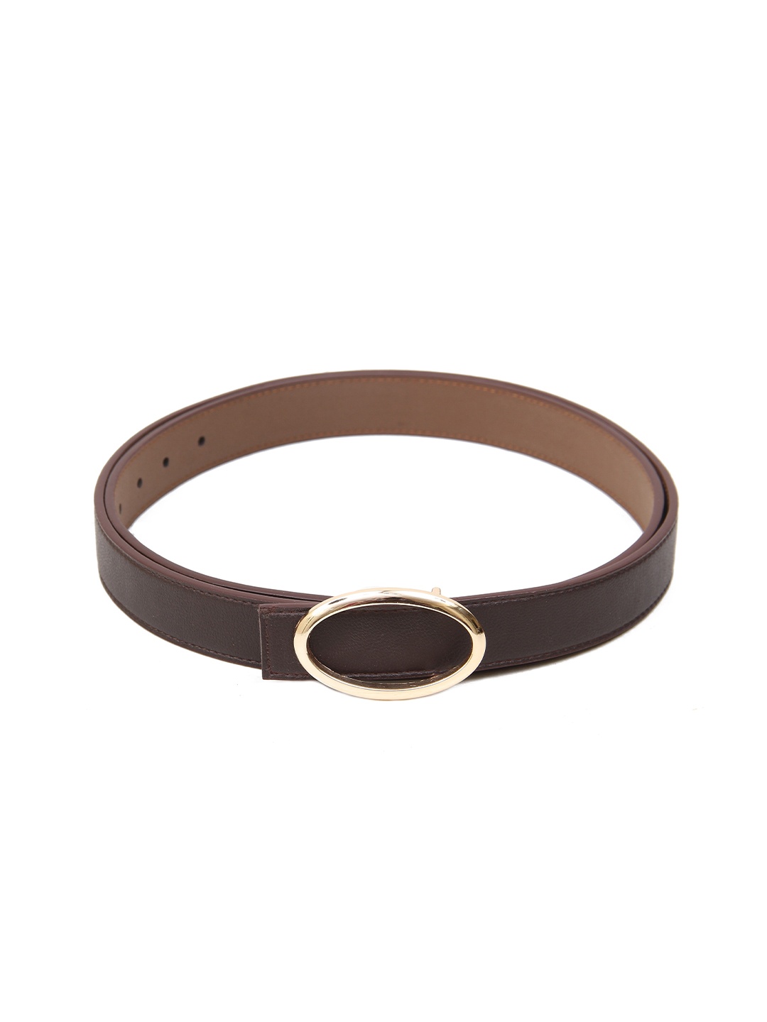 

Calvadoss Boys Textured Push Pin Closure Belt, Brown