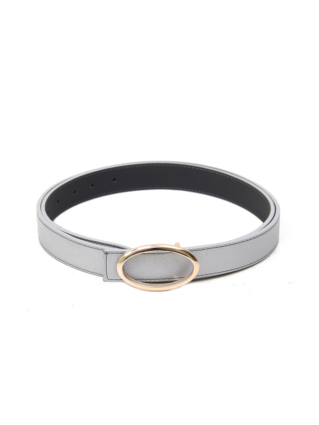 

Calvadoss Girls Textured Push Pin Belt, Silver