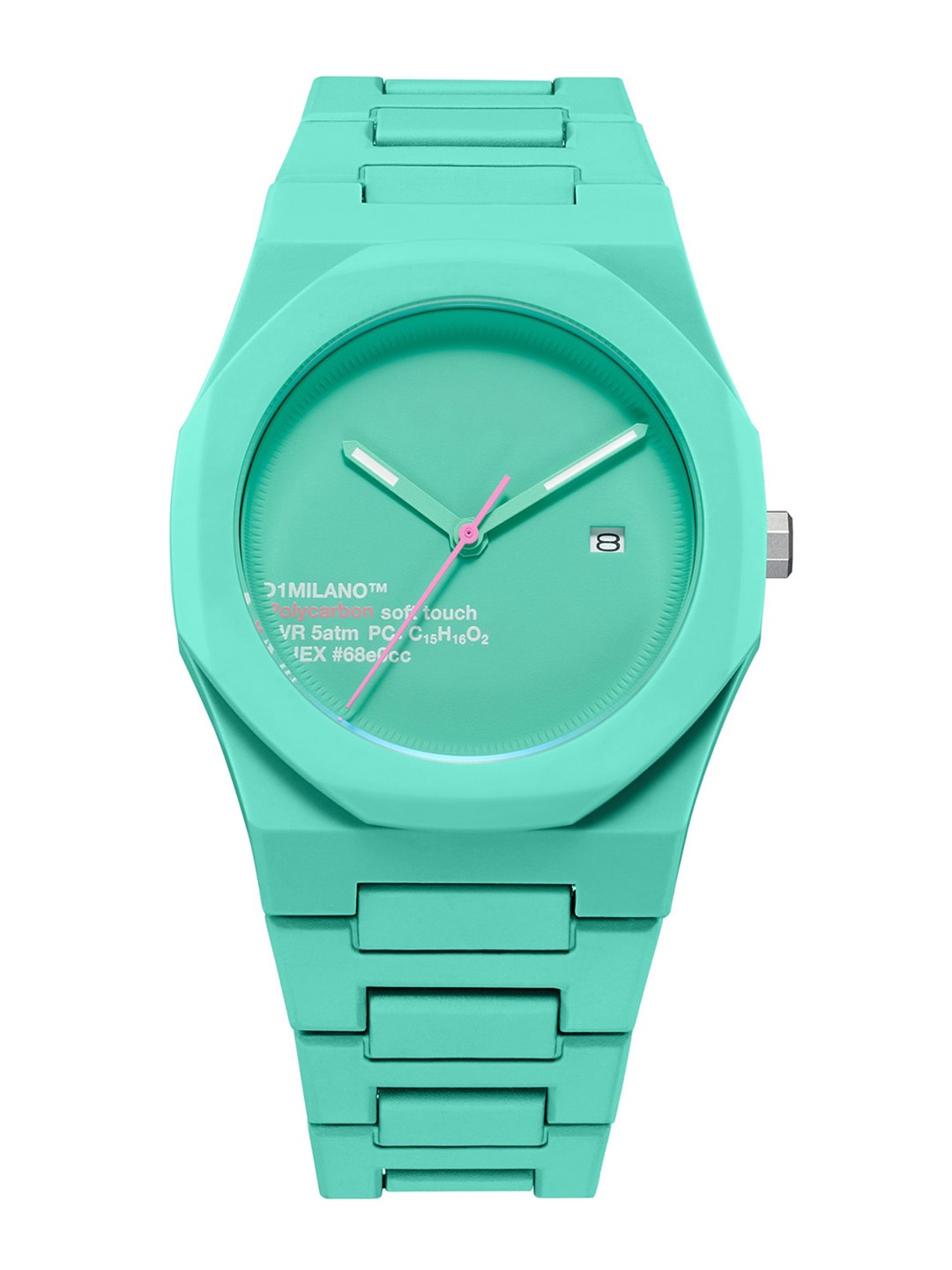 

D1 Milano Women Printed Dial & Textured Straps Analogue Watch- PCBJ31, Sea green