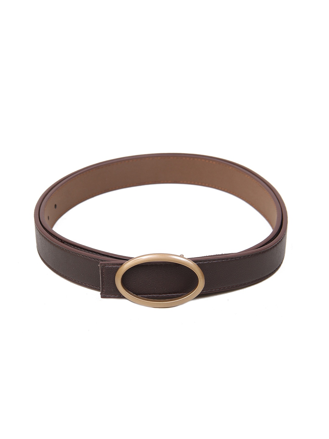 

Calvadoss Boys Textured Push Pin Closure Belt, Brown