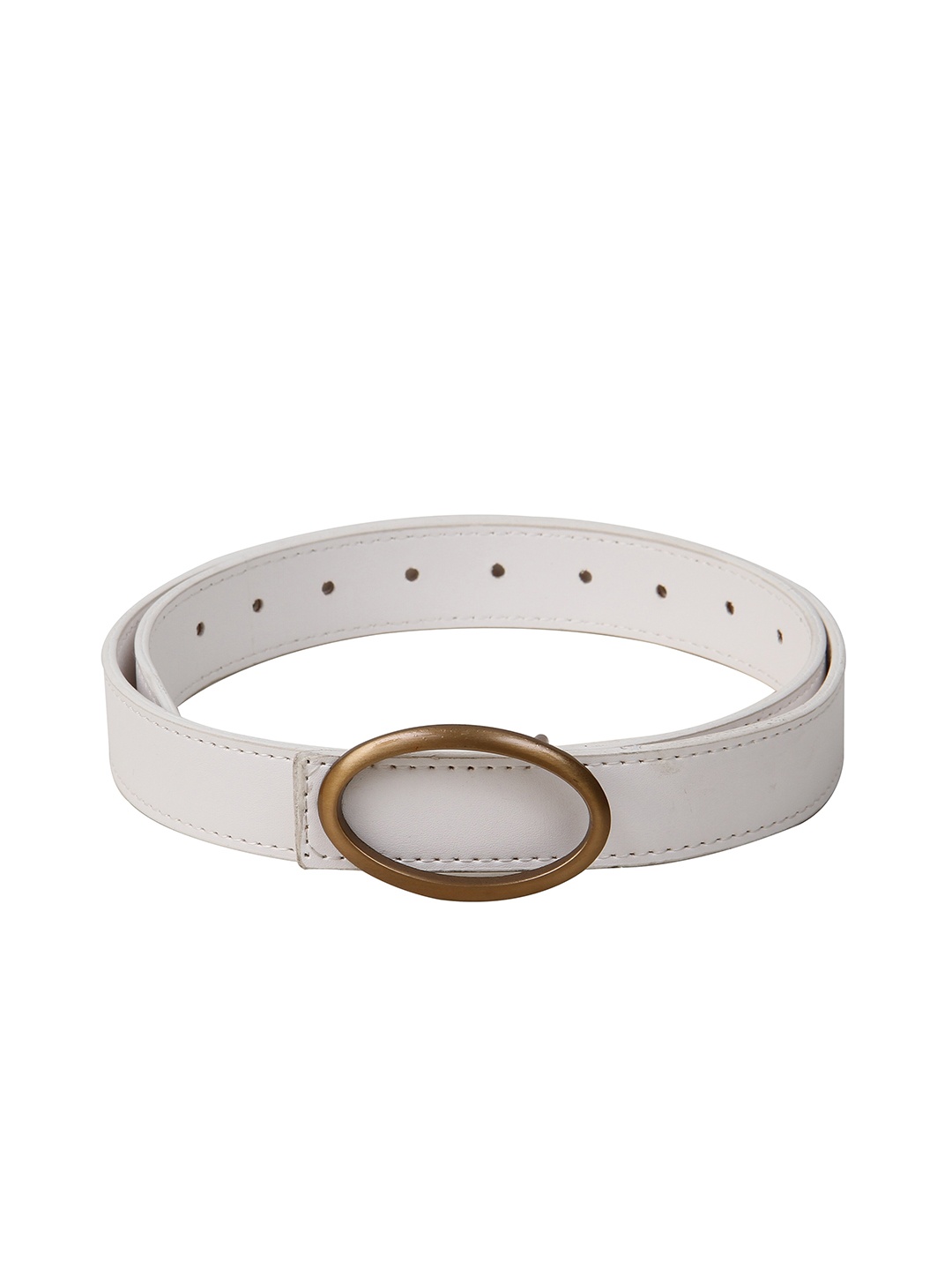 

Calvadoss Girls Textured Wide Belt, White