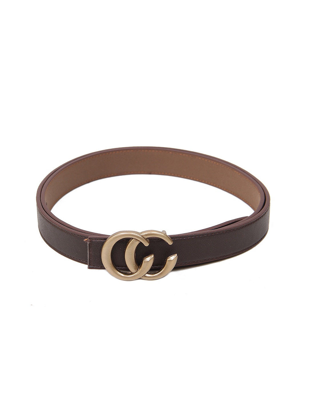 

Calvadoss Women Textured Wide Belt, Brown