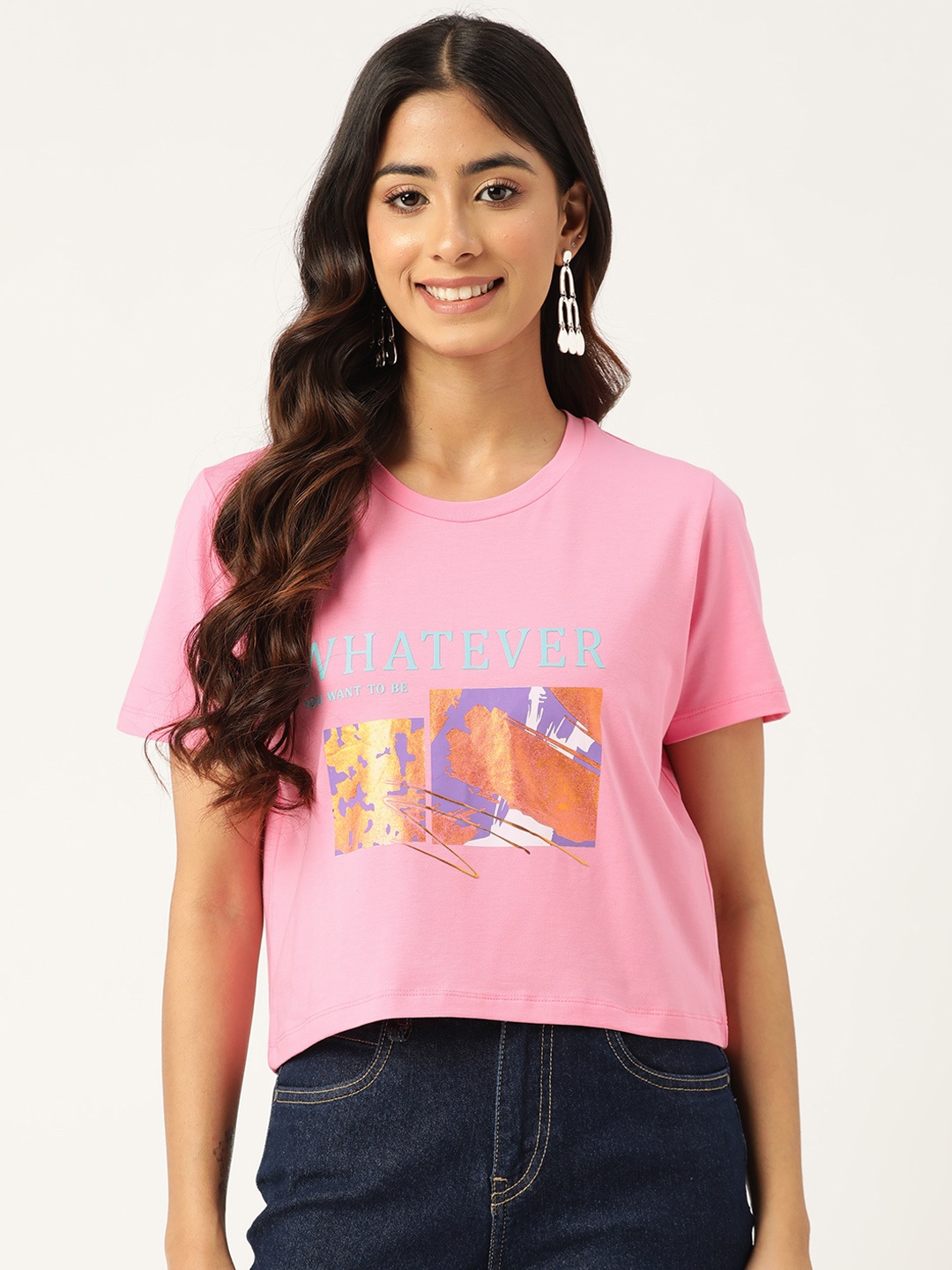 

Madame Printed T-shirt, Pink