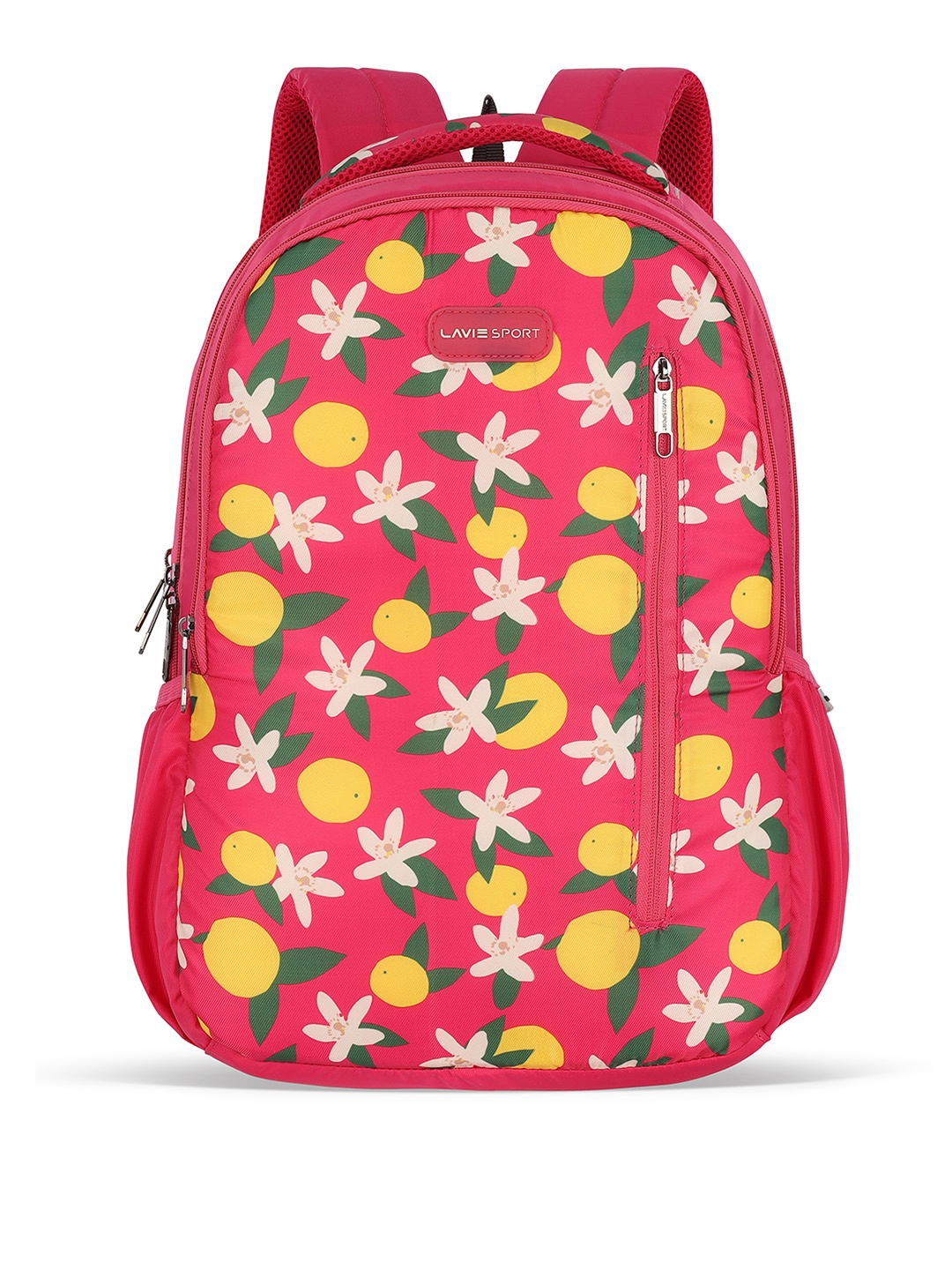 

LAVIE SPORT Women Floral Printed Water Resistant Backpack, Magenta