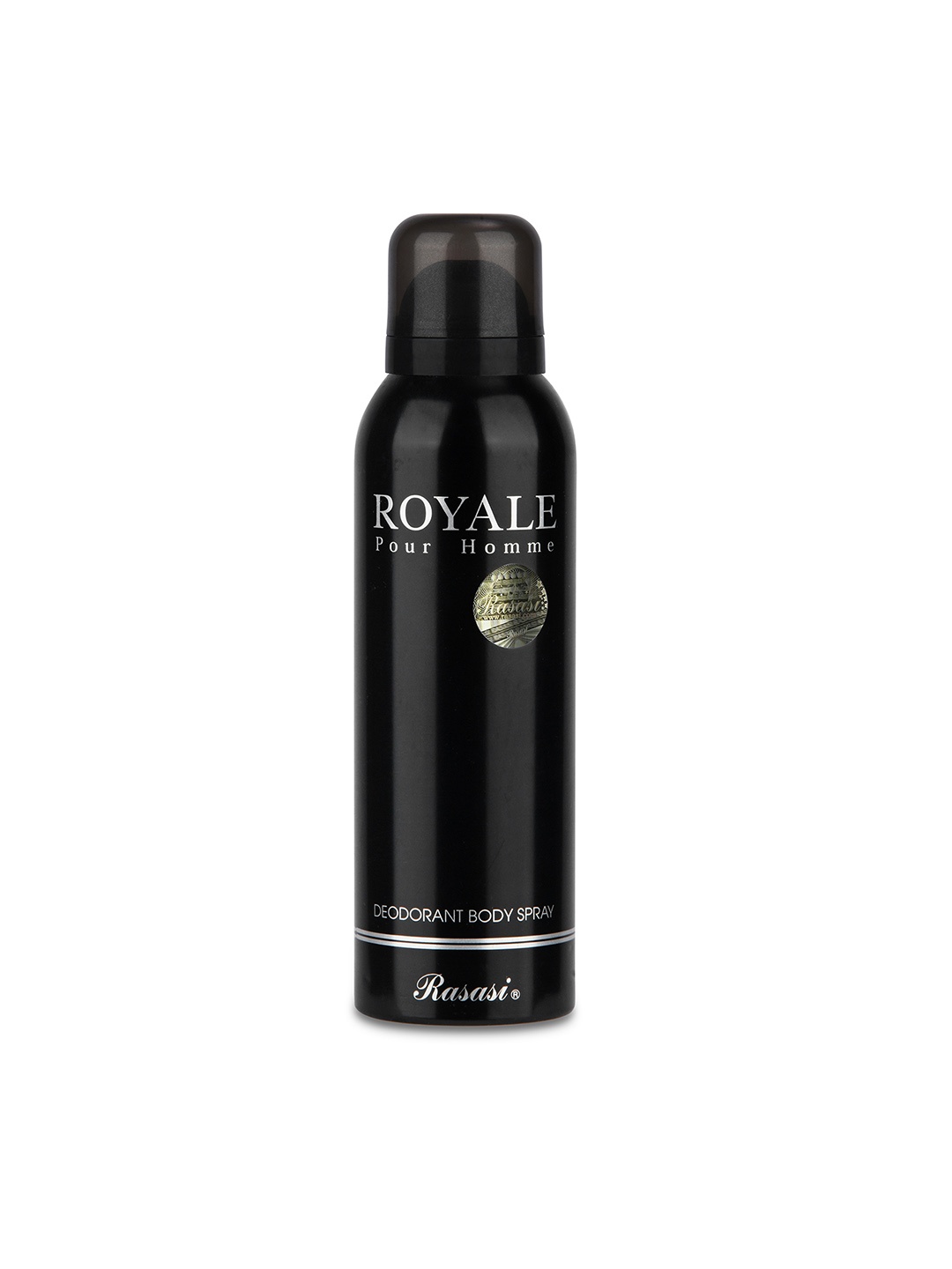 

Rasasi Royale Pour Homme Long Lasting Deodorant Body Spray - 200 ml, Black