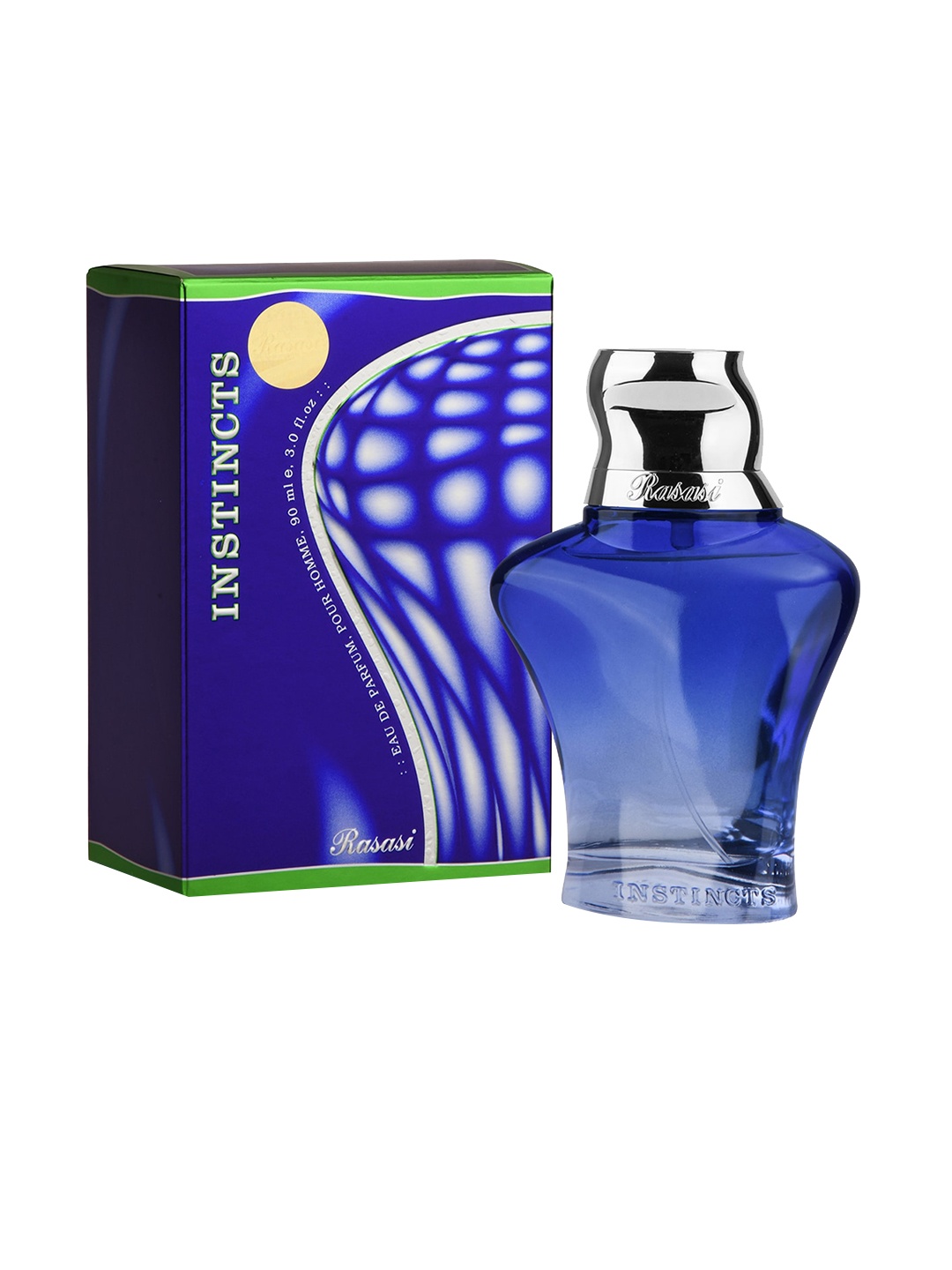

Rasasi Men Instincts Pour Homme Eau De Parfum - 90 ml, Blue