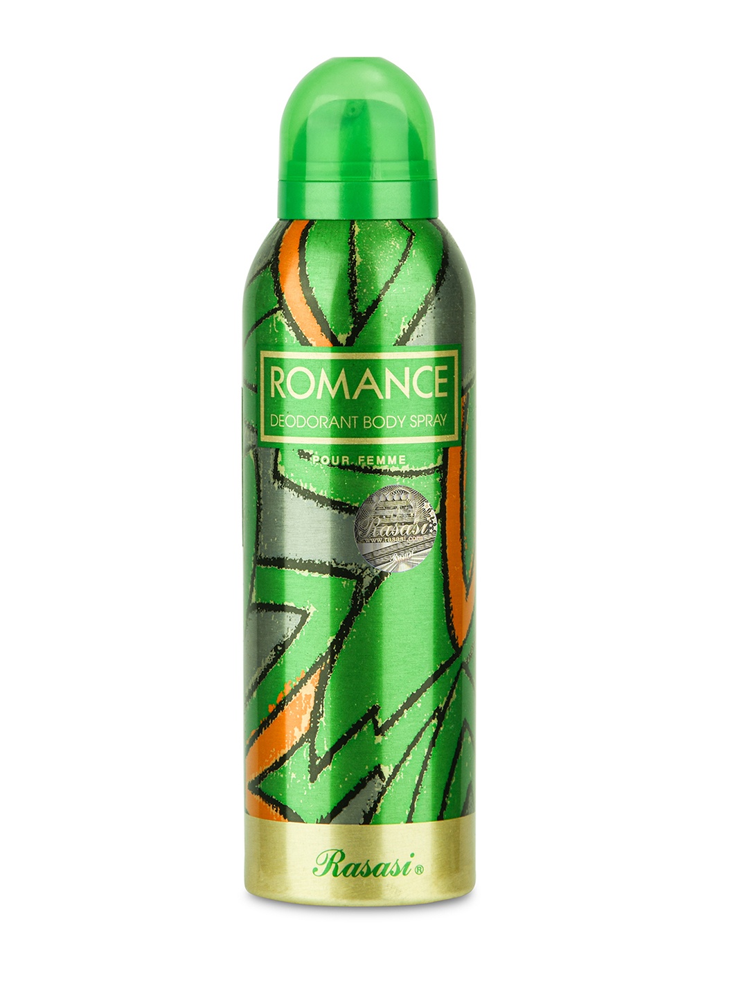 

Rasasi Women Romance Pour Femme Deodorant-200 ml, Gold