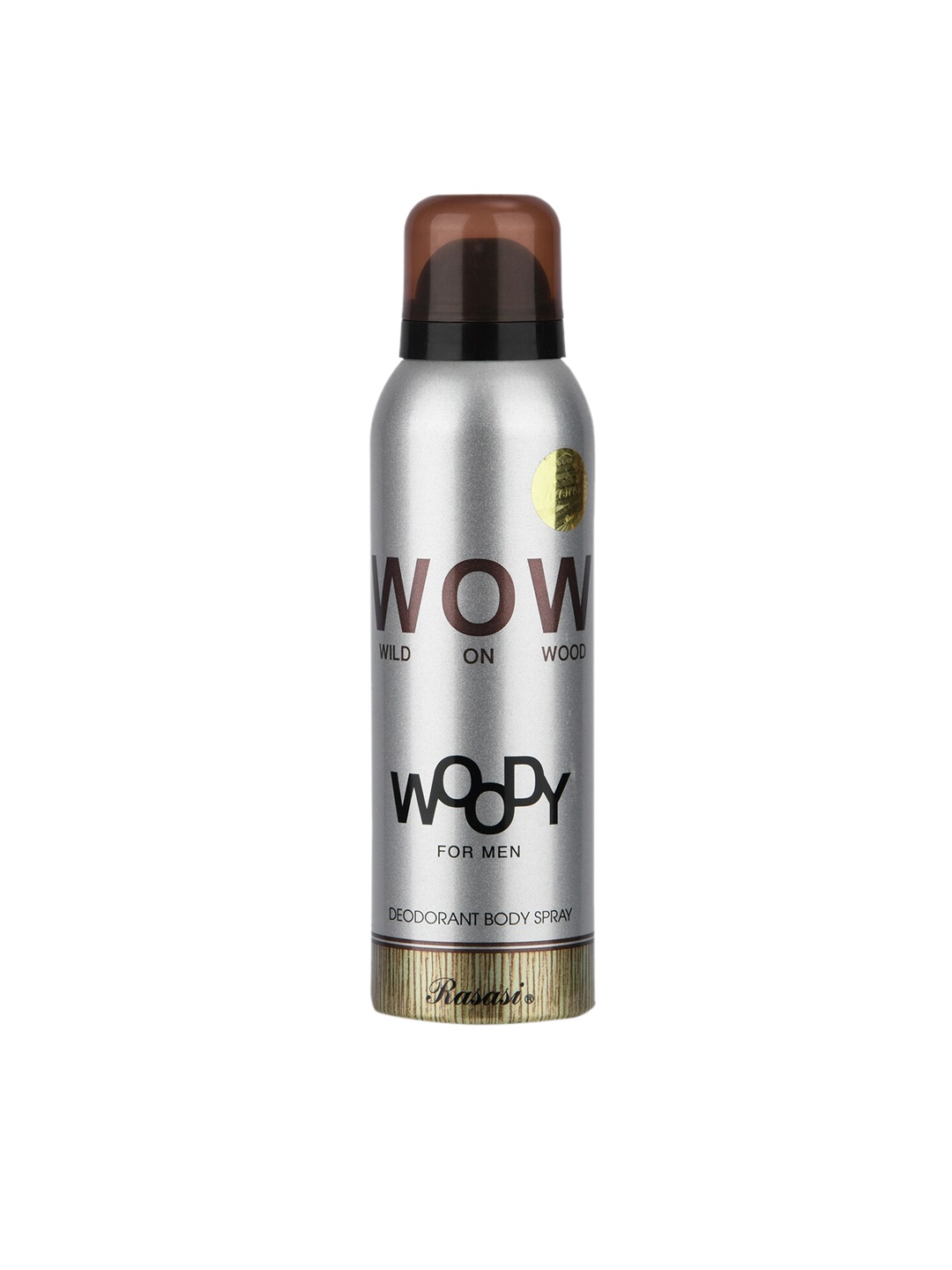 

Rasasi Men Wild On Woody Deodorant 200ml, Silver