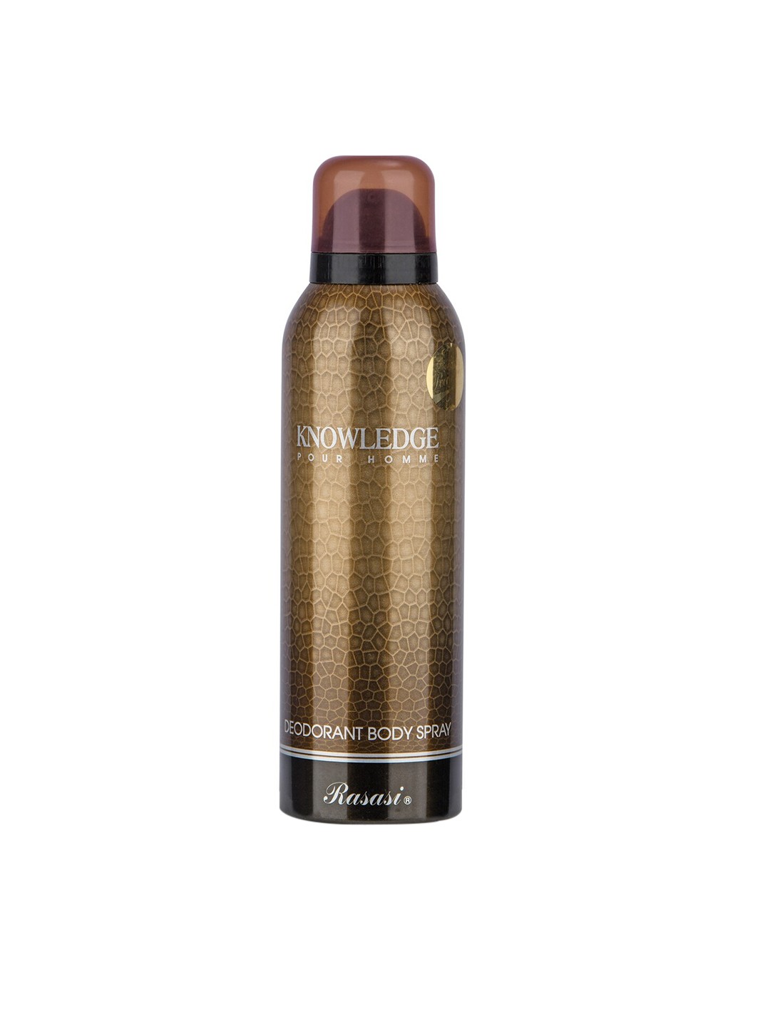 

Rasasi Men Knowledge Pour Homme Deodorant Body Spray - 200 ml, Brown